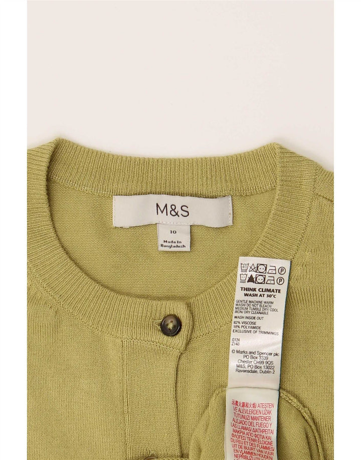 Sweter damski Marks & Spencer UK 10 Small, zielony, wiskoza