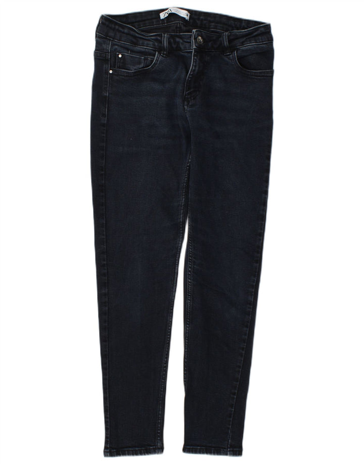 Dżinsy damskie Zara EU 40 Medium W30 L26 Granatowa bawełna