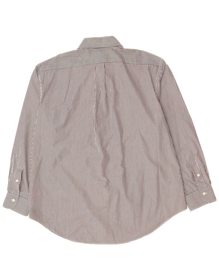 Koszula męska RALPH LAUREN, rozmiar 18, 2XL, czarna, bawełniana w prążki