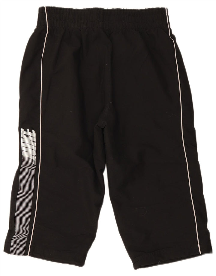 Męskie spodenki sportowe Nike Graphic Bermudy, małe, czarne, poliestrowe