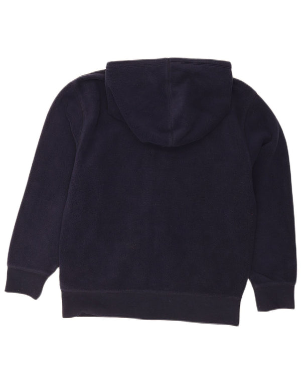 Chłopięca kurtka polarowa z kapturem Gap Graphic 12-13 lat 2XL granatowa, bawełniana