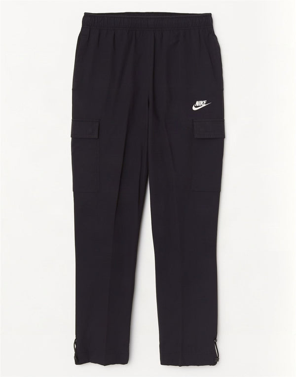 Męskie spodnie dresowe Nike Cargo, małe, granatowe, bawełniane