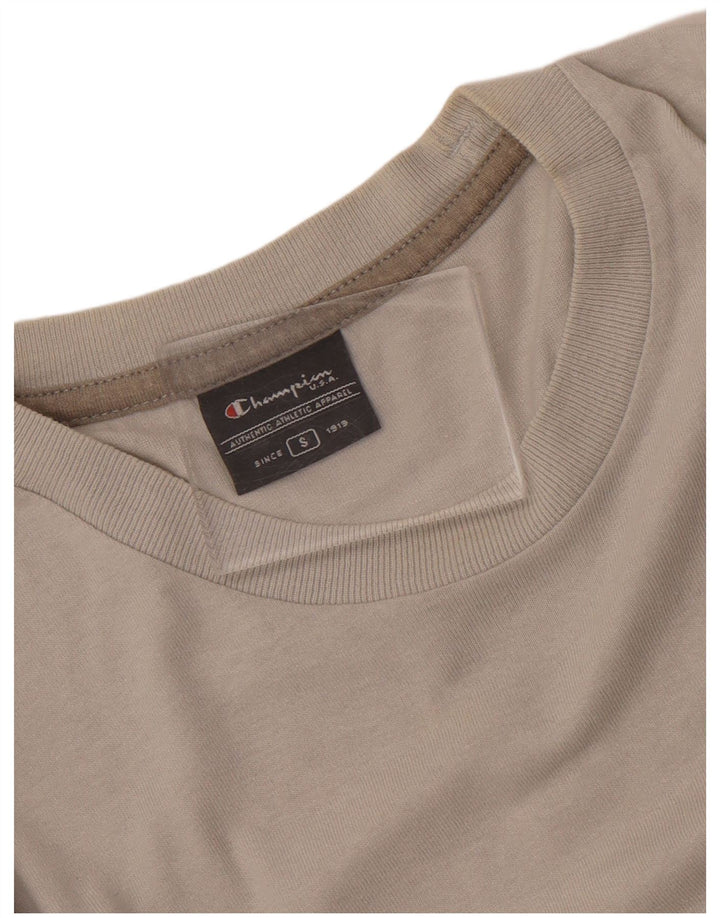 Męski T-shirt Champion z grafiką, mały, szary