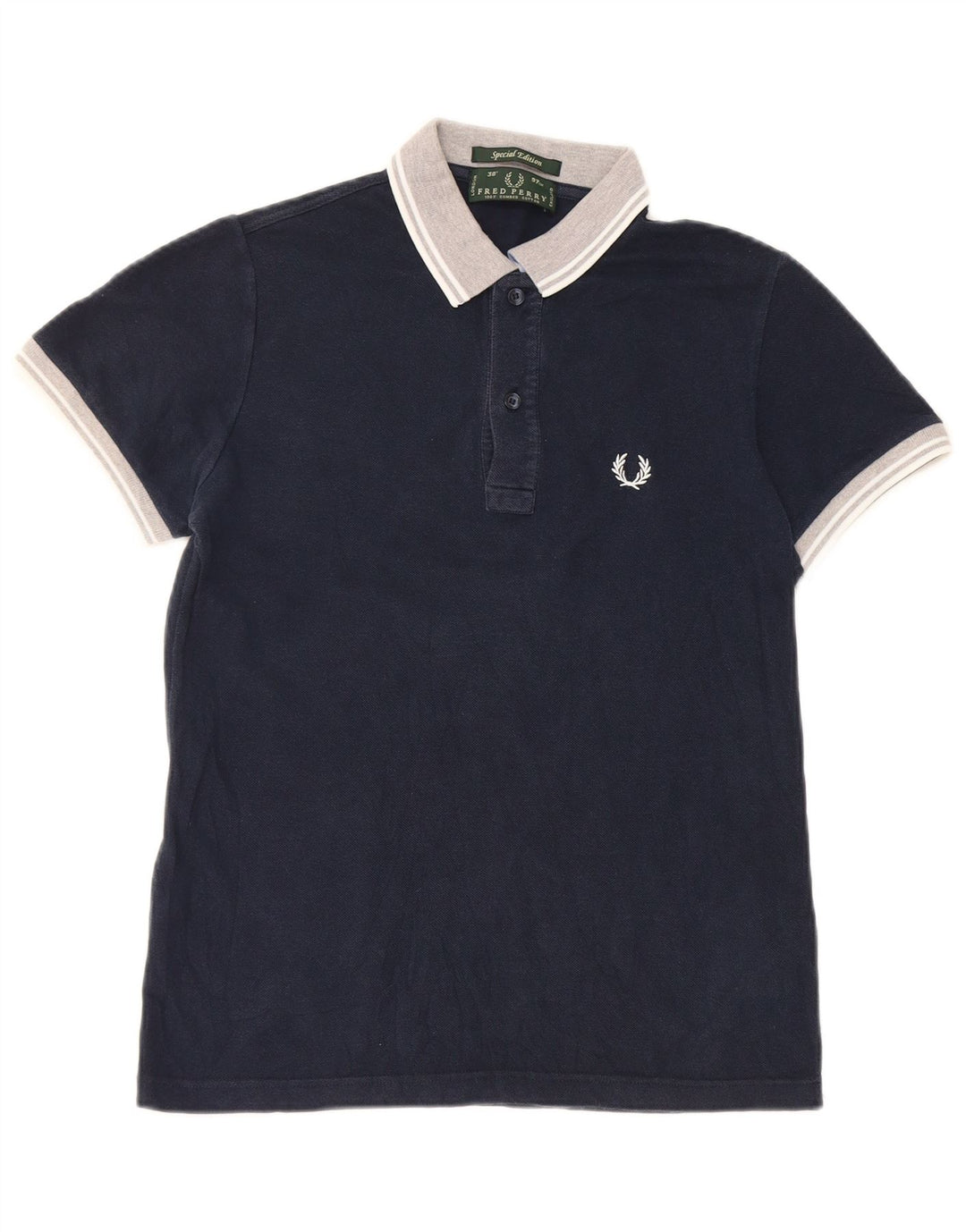Męska koszulka polo Fred Perry, mała, granatowa, bawełniana