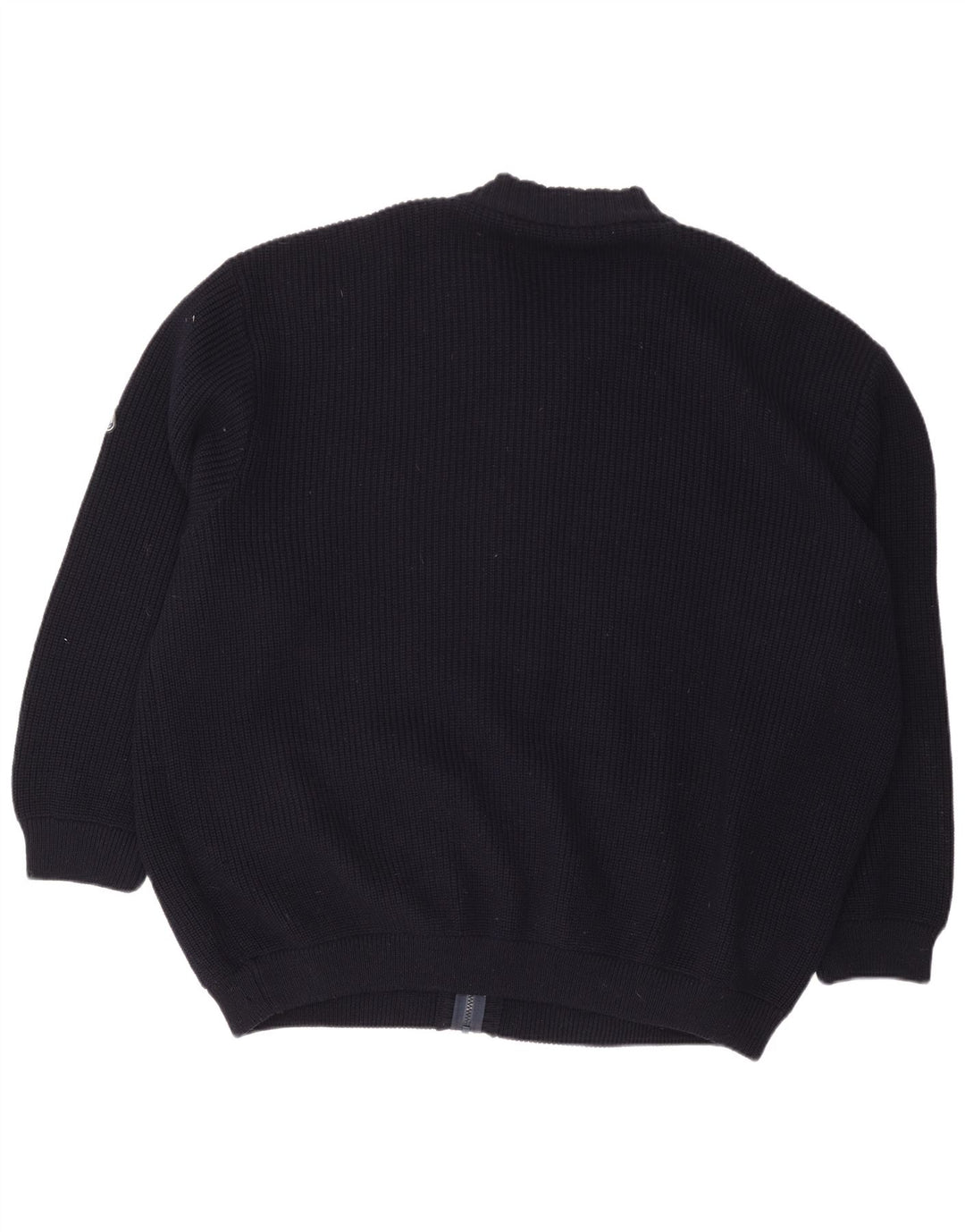 Vintage męski sweter oversize XL granatowy wełniany