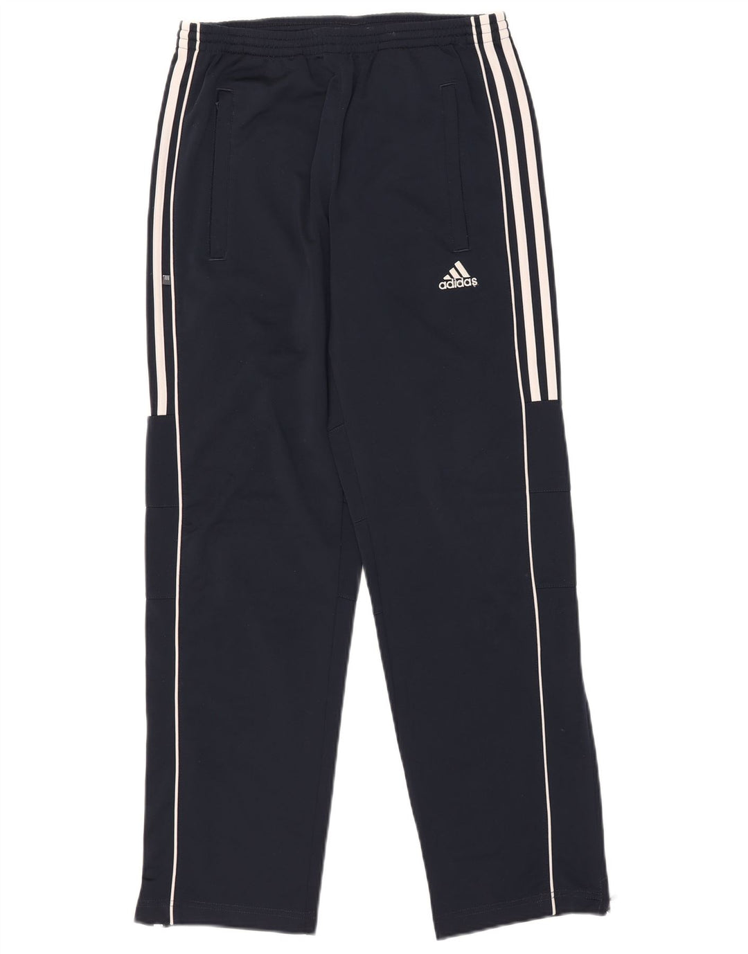 Adidas Chłopięce Spodnie Dresowe 13-14 Lat Granatowe Poliester
