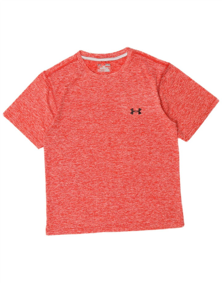 Koszulka męska Under Armour, średnia, czerwona, nakrapiana