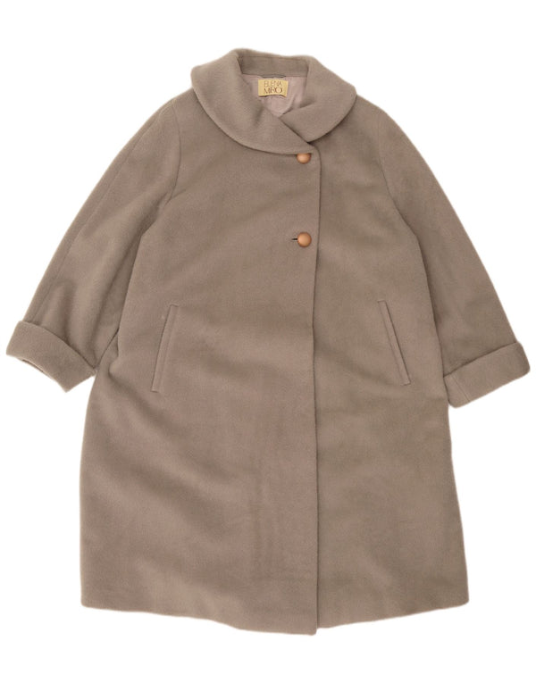 Płaszcz damski ELENA MIRO UK 22 3XL Szary moher