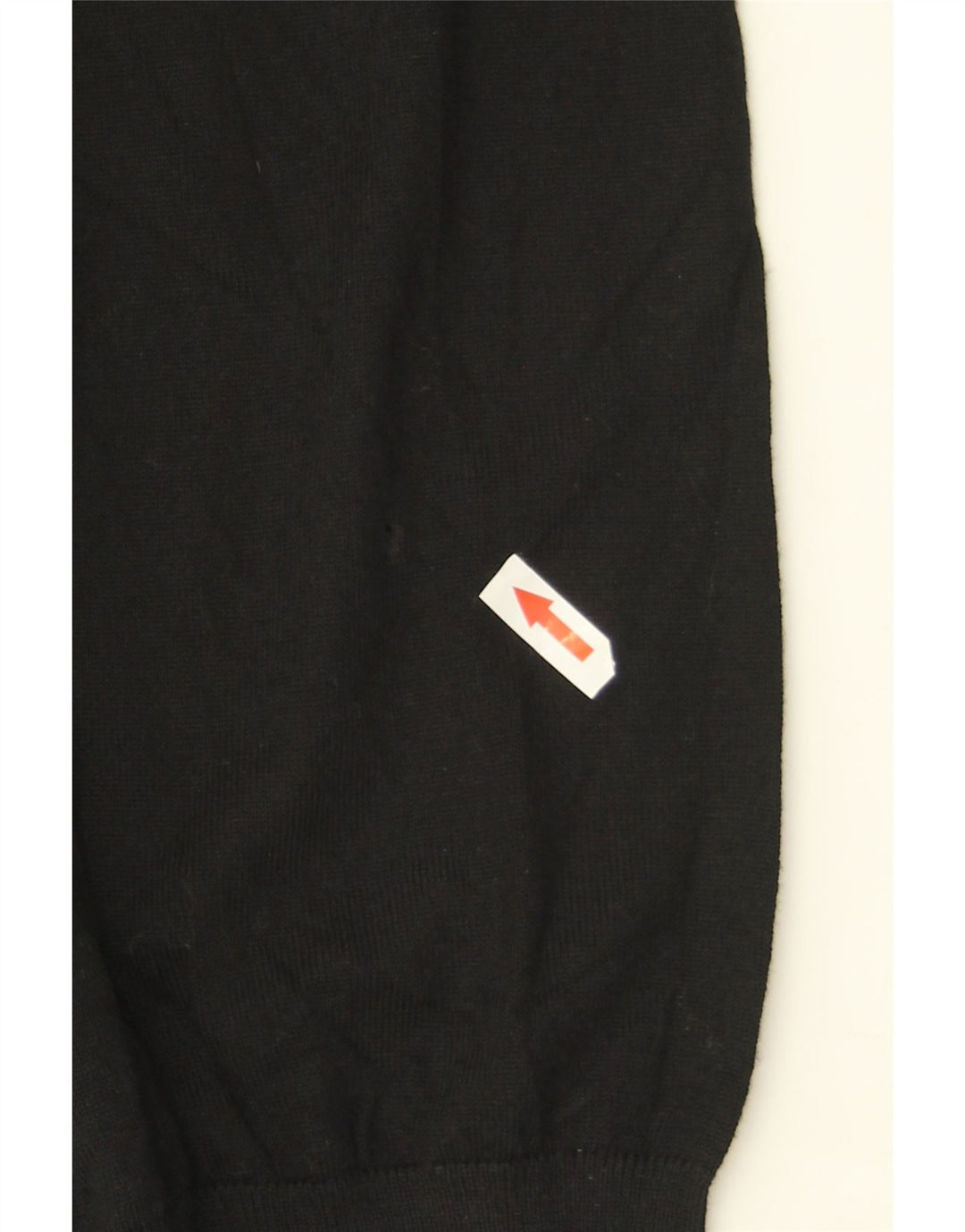 Marks & Spencer Męski sweter z dekoltem w kształcie litery V, 2XL, czarna wełna merynosów