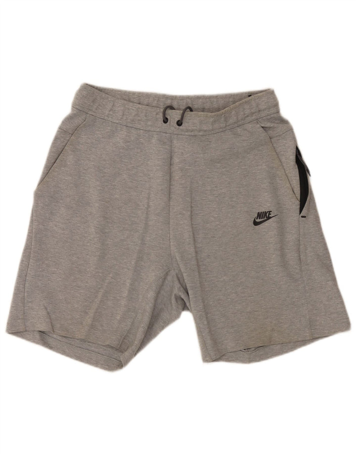 Męskie spodenki sportowe Nike, średnioszare, bawełniane w cętki