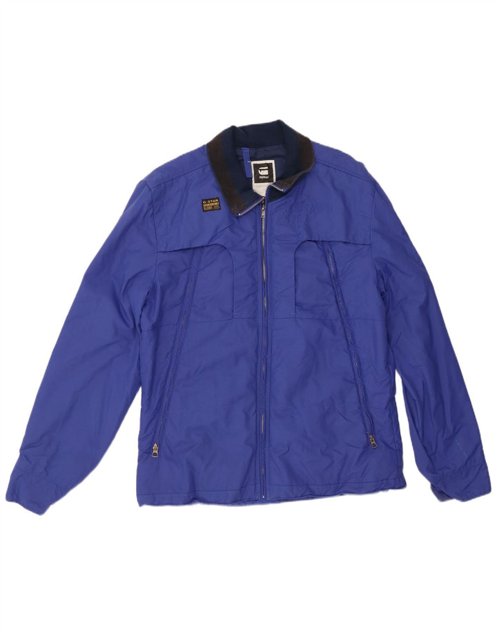 Męska kurtka wiatrówka G-Star UK 42 XL Niebieski nylon