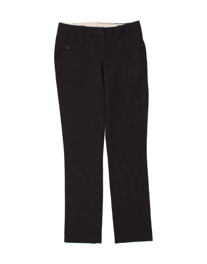 MASSIMO DUTTI Womens Slim Suit Trousers W30 L31 Black Cotton Vintage Massimo Dutti and Second-Hand Massimo Dutti from Messina Hembry 