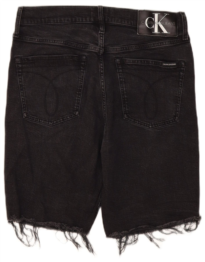 Męskie spodenki jeansowe Calvin Klein W31, średnio czarne, bawełniane