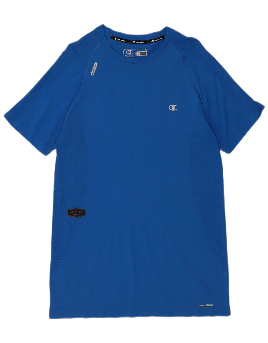 Męski wysoki t-shirt Champion XL, niebieski