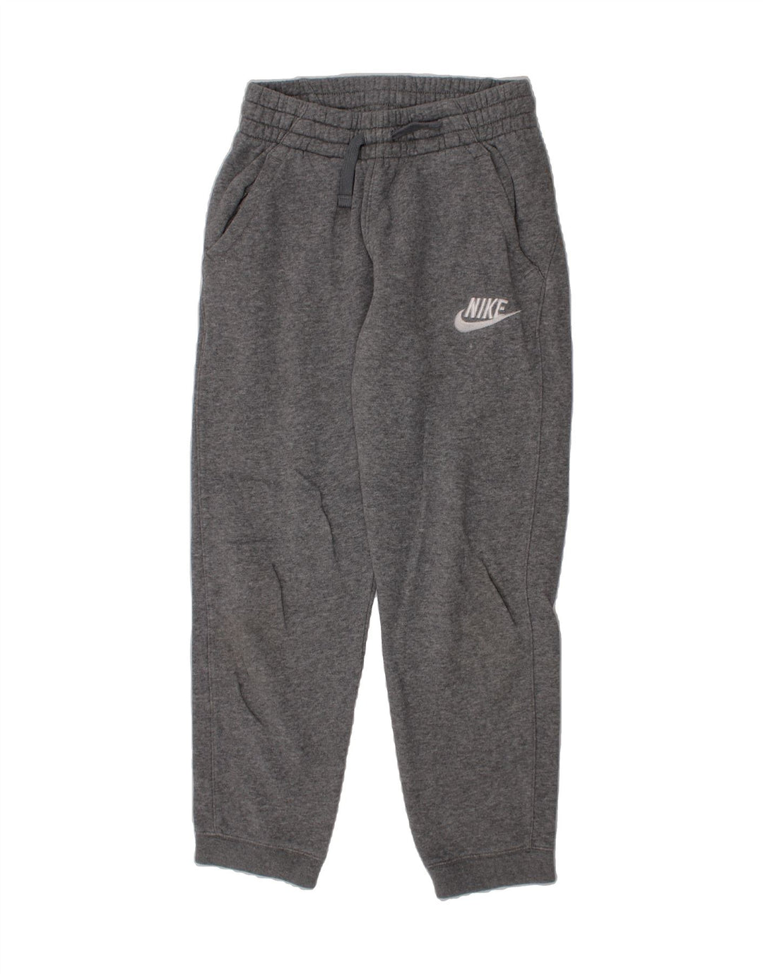NIKE Boys Tracksuit Trousers Joggers 10-11 Years Medium  Grey Cotton Vintage Nike and Second-Hand Nike from Messina Hembry 