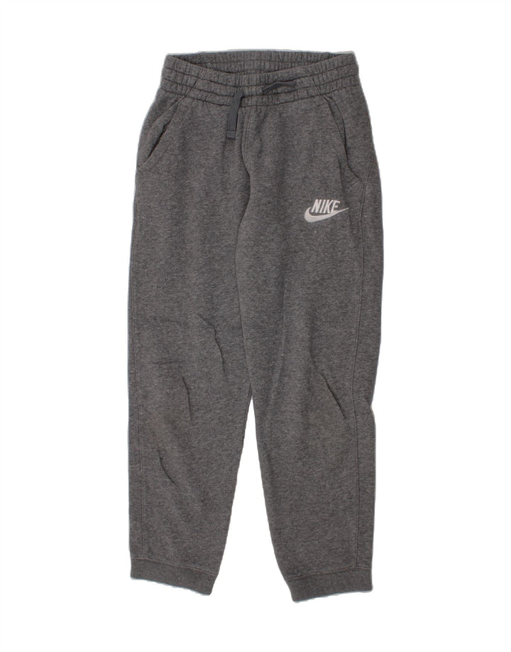 NIKE Boys Tracksuit Trousers Joggers 10-11 Years Medium  Grey Cotton Vintage Nike and Second-Hand Nike from Messina Hembry 