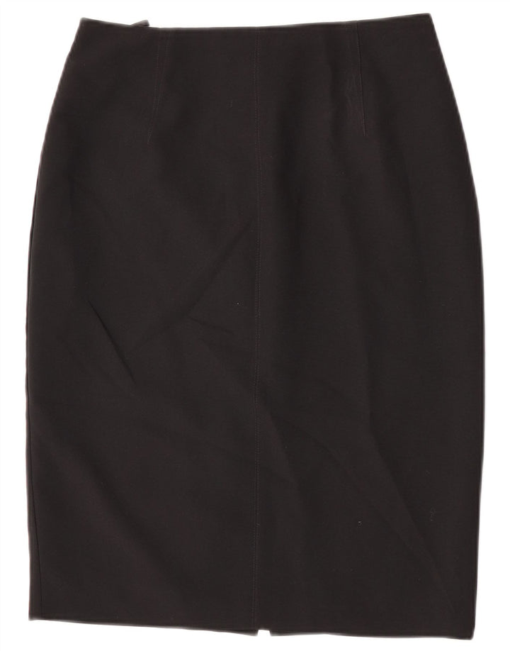 Marks & Spencer Damska spódnica ołówkowa UK 8 Small W27 Czarny poliester