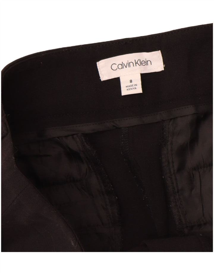 Damskie spodnie typu casual Bootcut Calvin Klein US 8 Medium W28 L32 czarne
