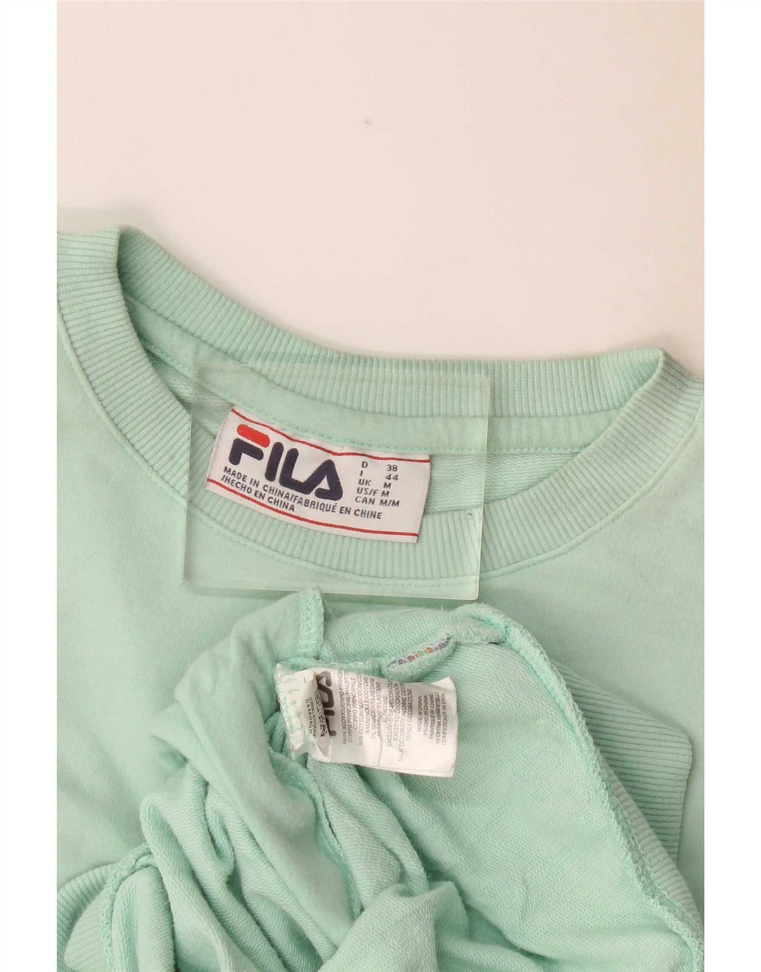 Bluza damska Fila Sweter UK 14 Średnia turkusowa bawełna