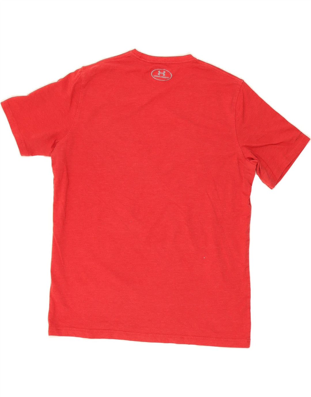 UNDER ARMOUR Mens Heat Gear T-Shirt Top Large Red Polyester Vintage Under Armour and Second-Hand Under Armour from Messina Hembry 
