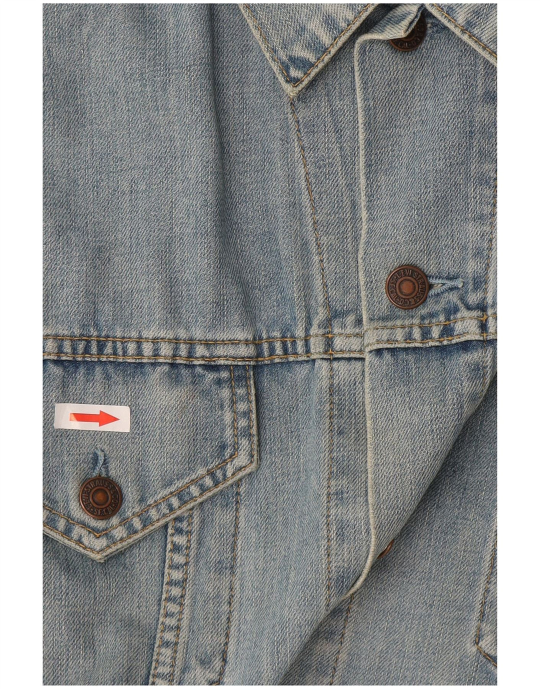 Męska kurtka dżinsowa Levi's UK 40, duża niebieska