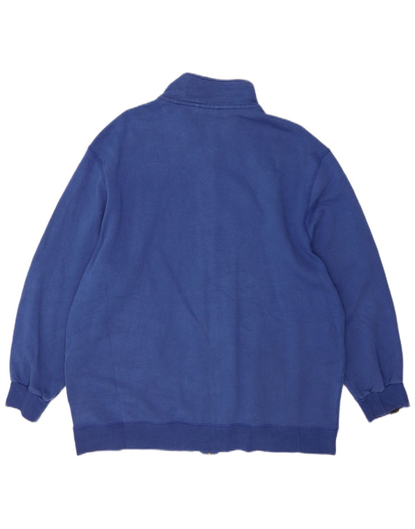 Męska kurtka dresowa Puma z grafiką, 2XL, niebieska, bawełniana