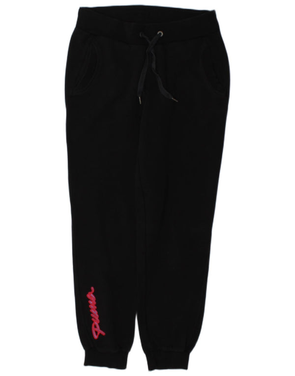 Damskie spodnie dresowe Puma Graphic Joggers UK 12 Medium Black