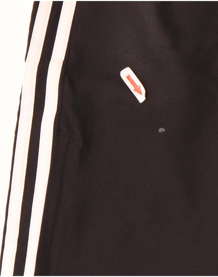 Męskie spodnie dresowe Adidas, małe, czarne, poliestrowe