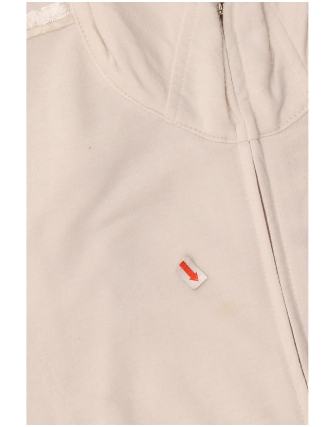 Damska kurtka dresowa CHAMPION Easy Fit UK 16, duża, biała, poliestrowa