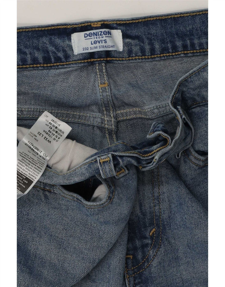 Męskie jeansy Levi's Denizen Slim Straight W32 L32 Niebieskie bawełniane