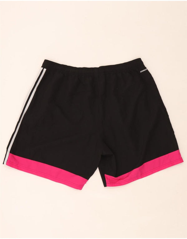 Męskie spodenki sportowe Adidas Aeroready Slim Fit 2XL Czarny poliester z blokami kolorów