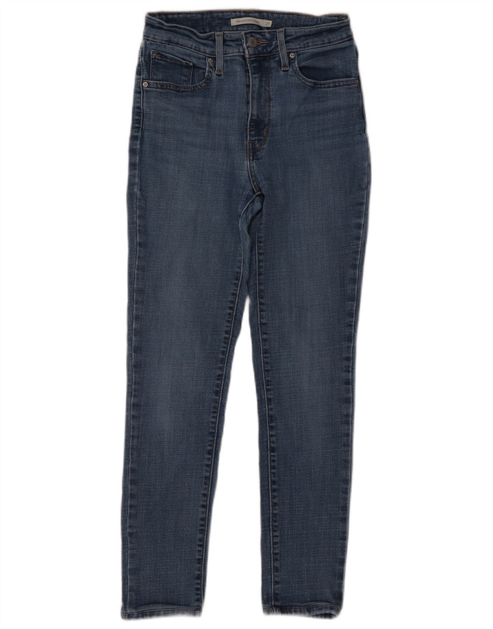 Damskie jeansy LEVI'S 721 z wysokim stanem W27 L27 Niebieska bawełna