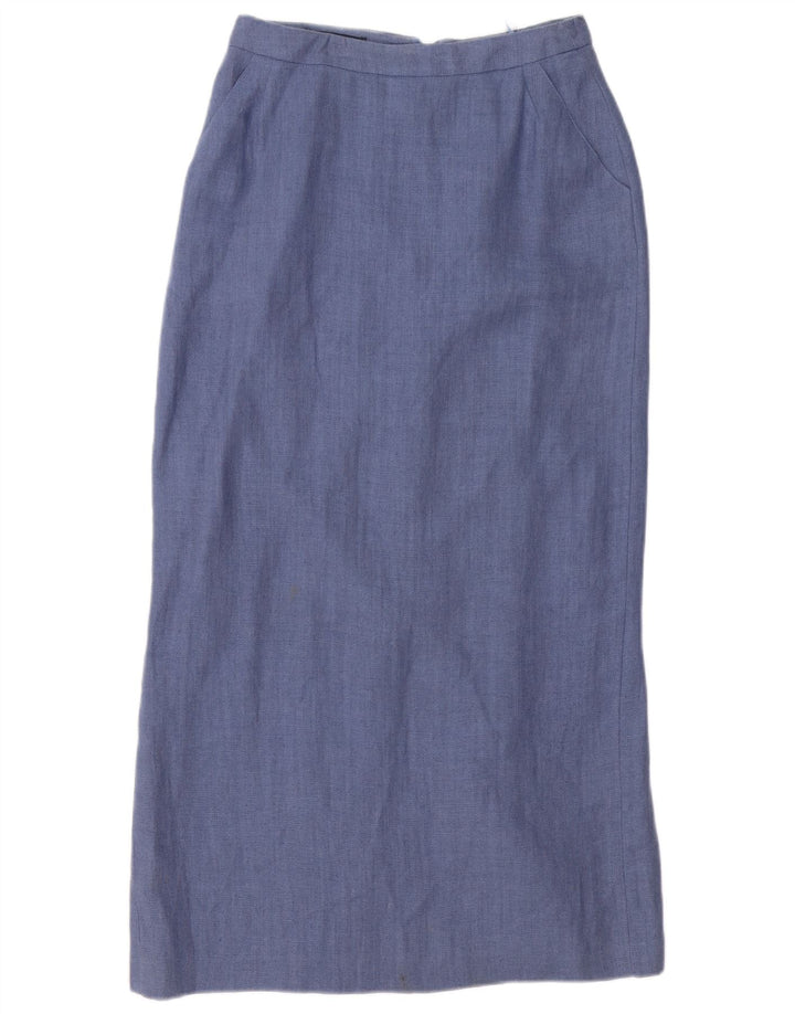 Monsoon Damski zestaw spódnic zapinanych na 3 guziki i 2 części UK 10 Small W26 Blue Linen