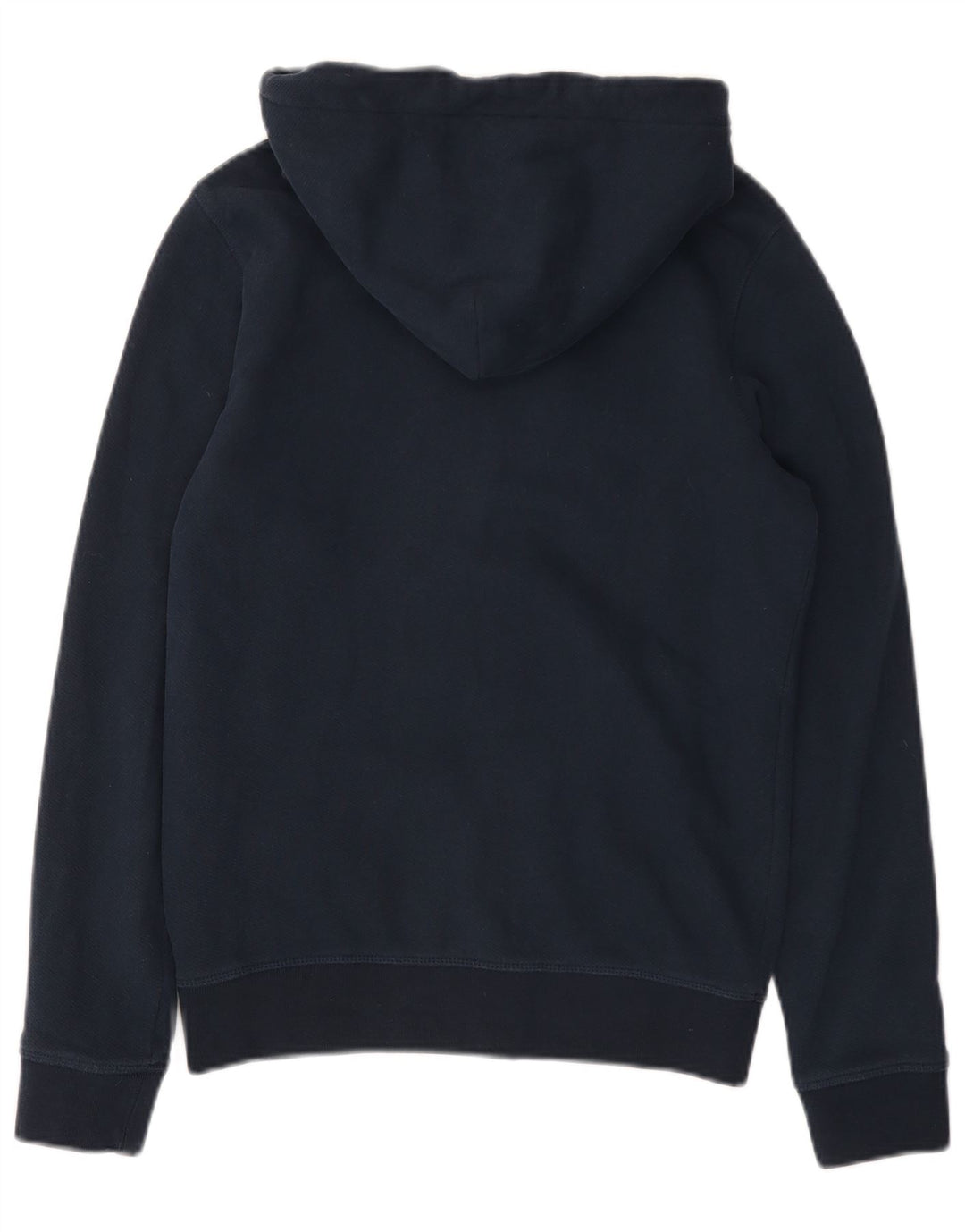 Męski sweter z kapturem i zamkiem błyskawicznym GANT, mały, granatowy, bawełniany