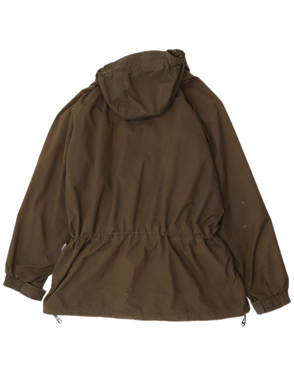 Męska kurtka przeciwdeszczowa z kapturem Berghaus UK 42 XL, nylon khaki