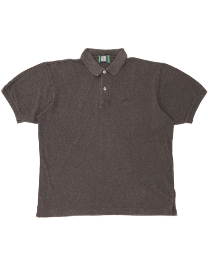 Męska koszulka polo Sergio Tacchini, duża, szara, bawełniana