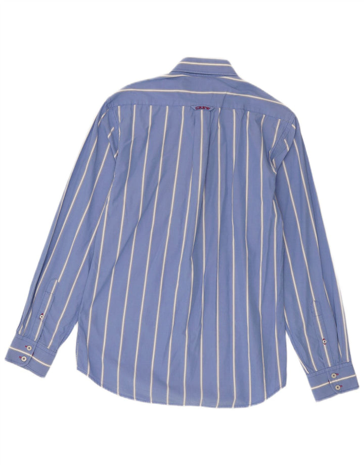 Crew Clothing Męska koszula o dopasowanym kroju, bawełniana w średnie niebieskie paski