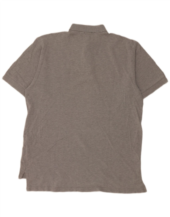 Męska koszulka polo Gant XL, szara, bawełniana