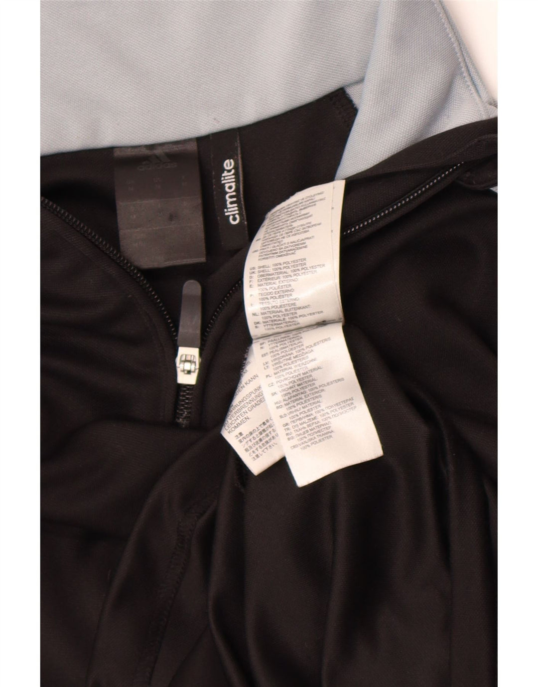 Adidas Męskie Climalite Pullover Dres Top Średni Czarny Kolorblok