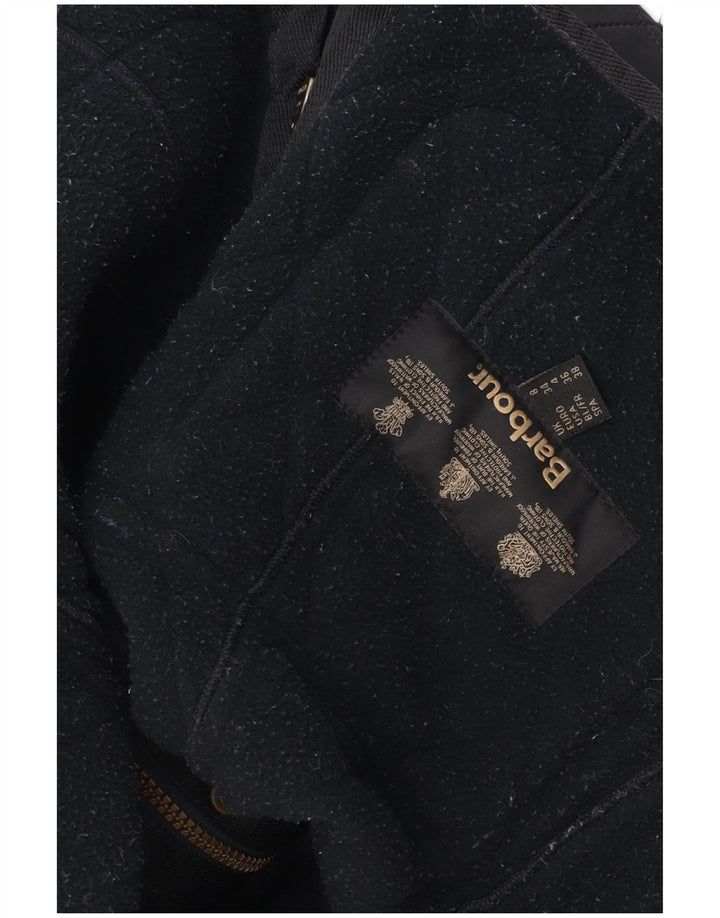 Damska pikowana kurtka Barbour UK 8, mała, granatowa