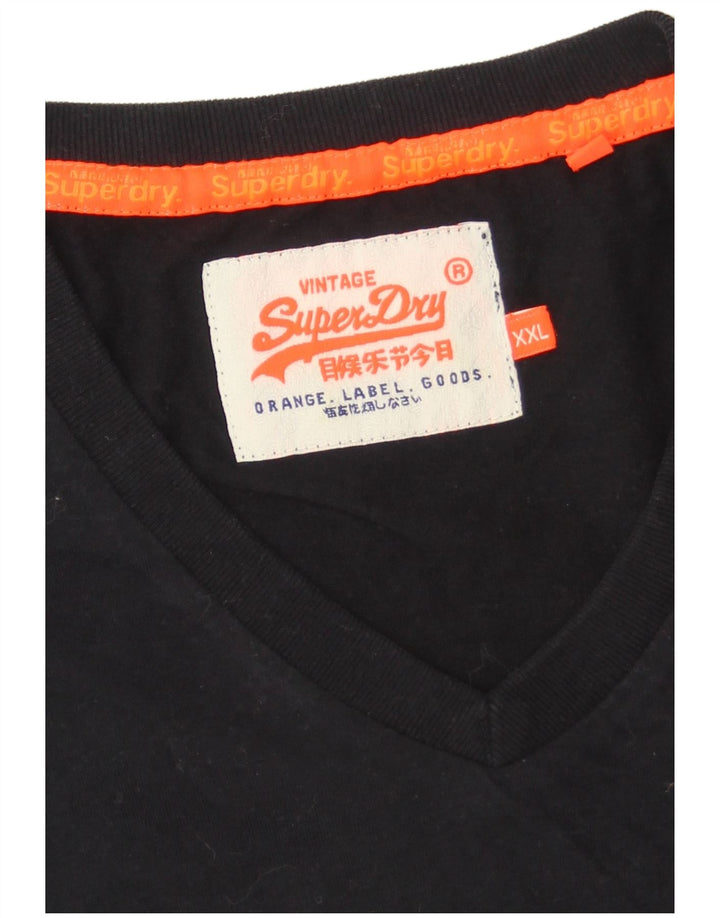 Koszulka męska SUPERDRY Top 2XL czarna