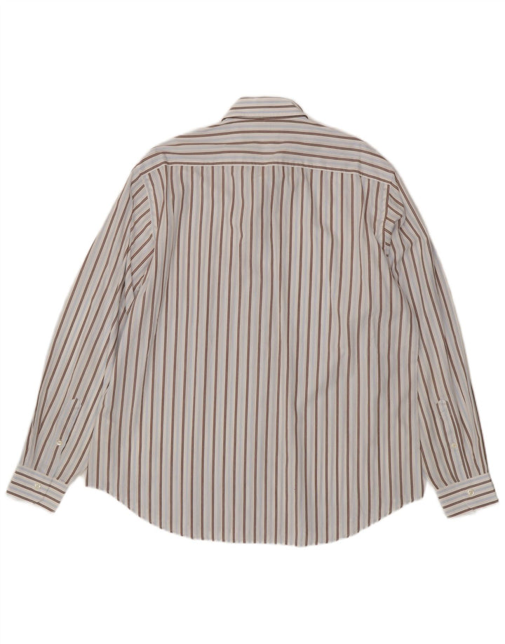 Koszula męska CARRERA XL, niebieska, bawełniana w prążki