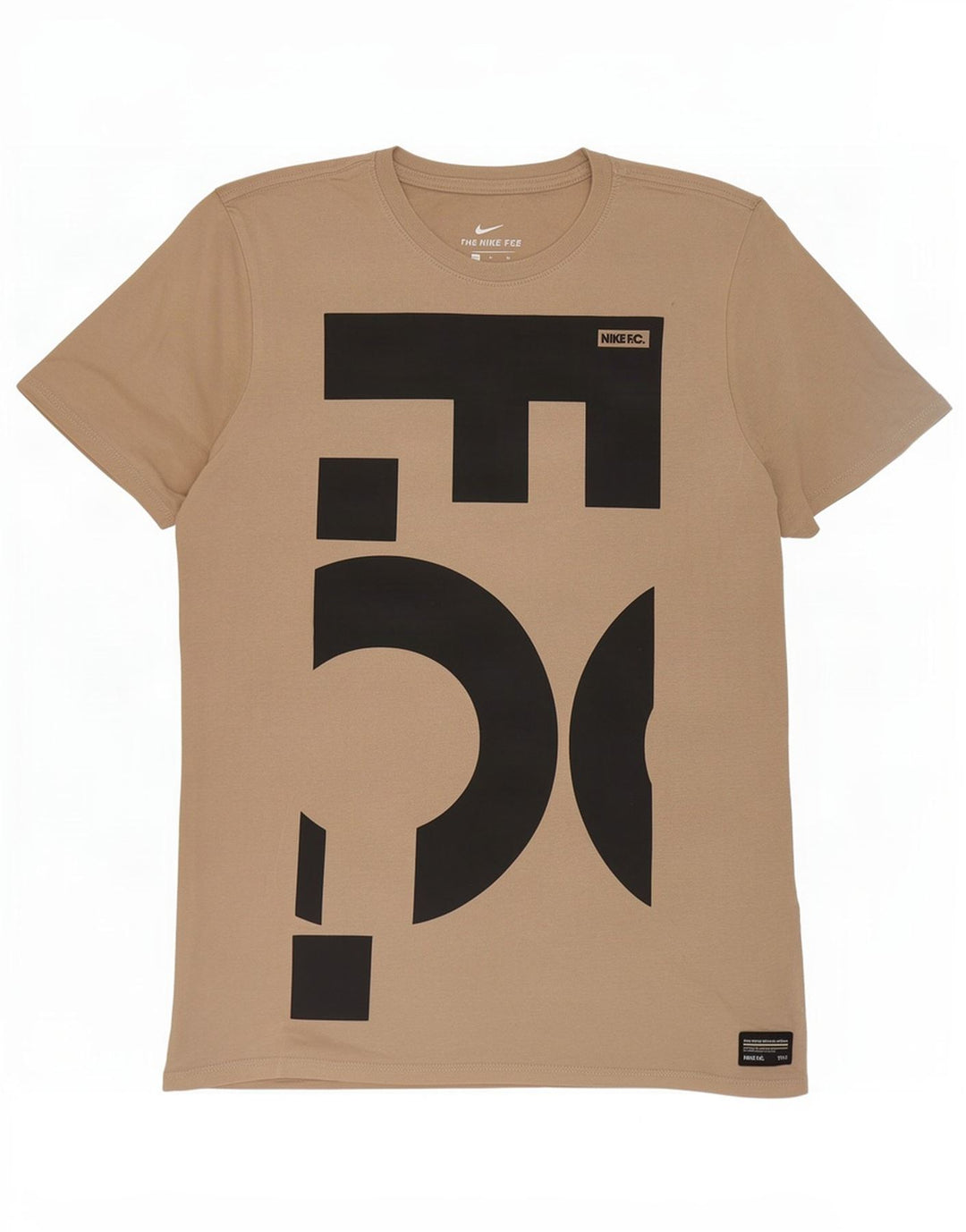 Męski T-shirt Nike Athletic Cut Graphic Top w kolorze średniego beżu