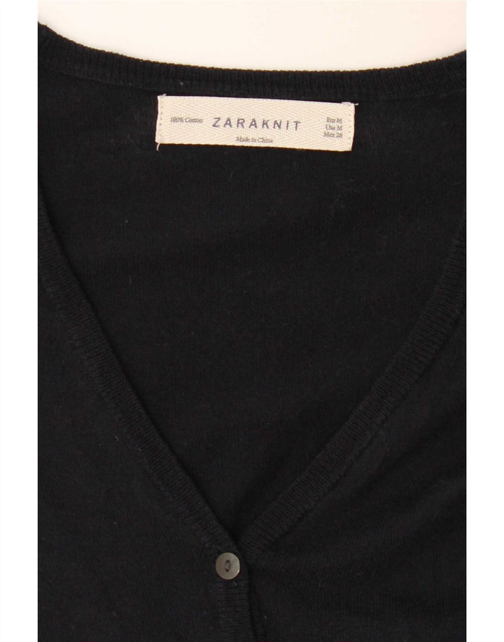 Sweter damski Zara UK 12, średni granatowy, bawełniany