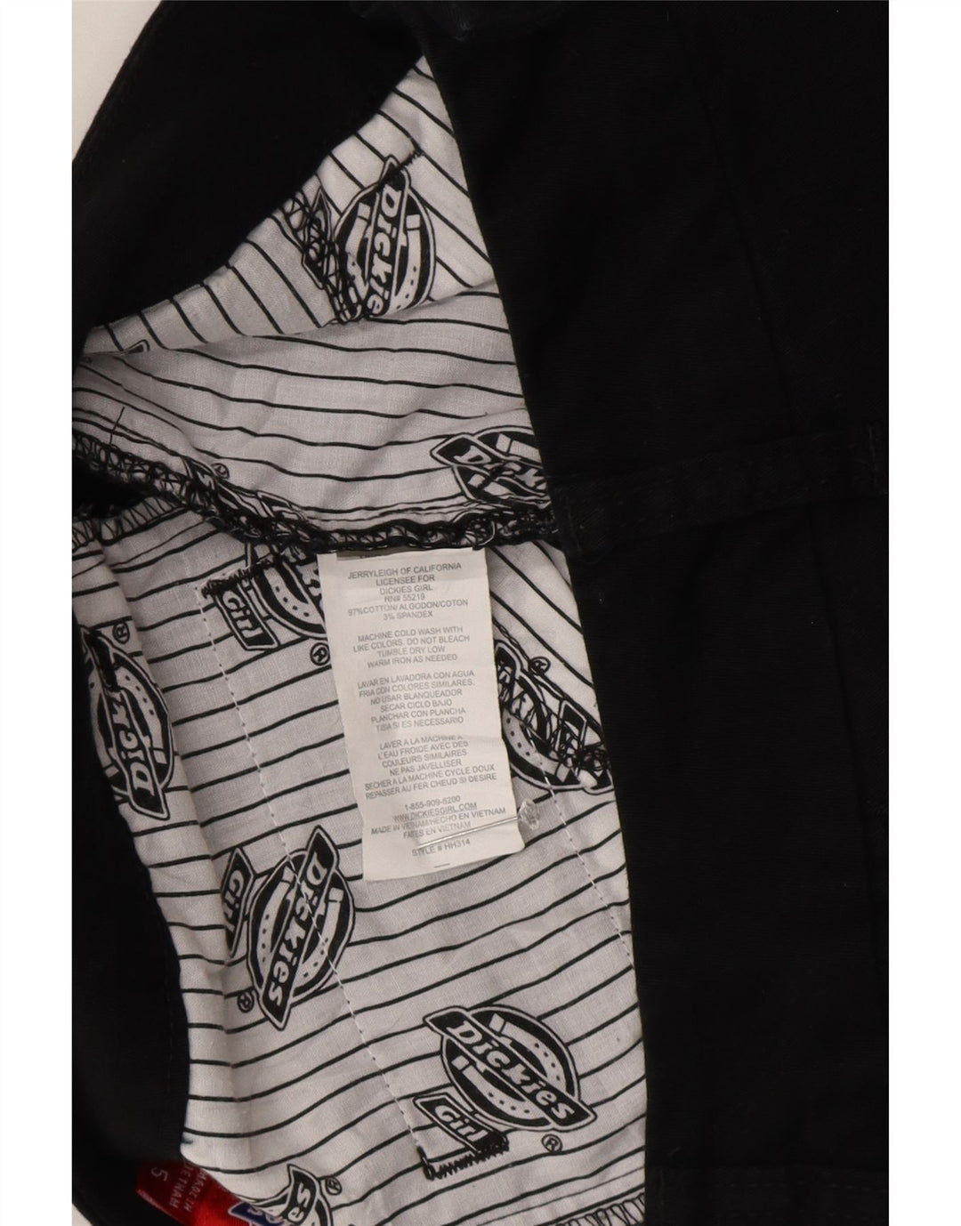 Prosta spódnica damska Dickies US 5 Small W28 Czarna bawełna