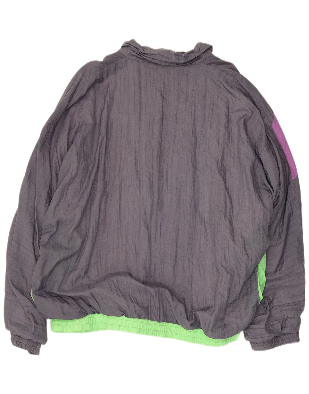 Męska kurtka dresowa CLIPPER UK 46 2XL Szara bawełna z blokami kolorów