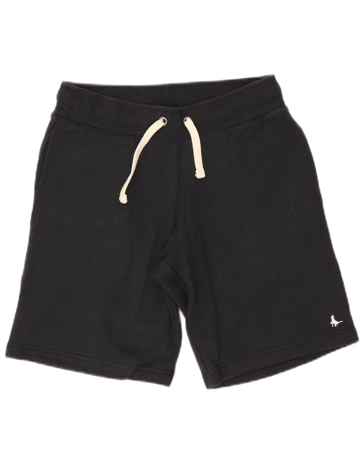 JACK WILLS Mens Sport Shorts XS  Black Cotton