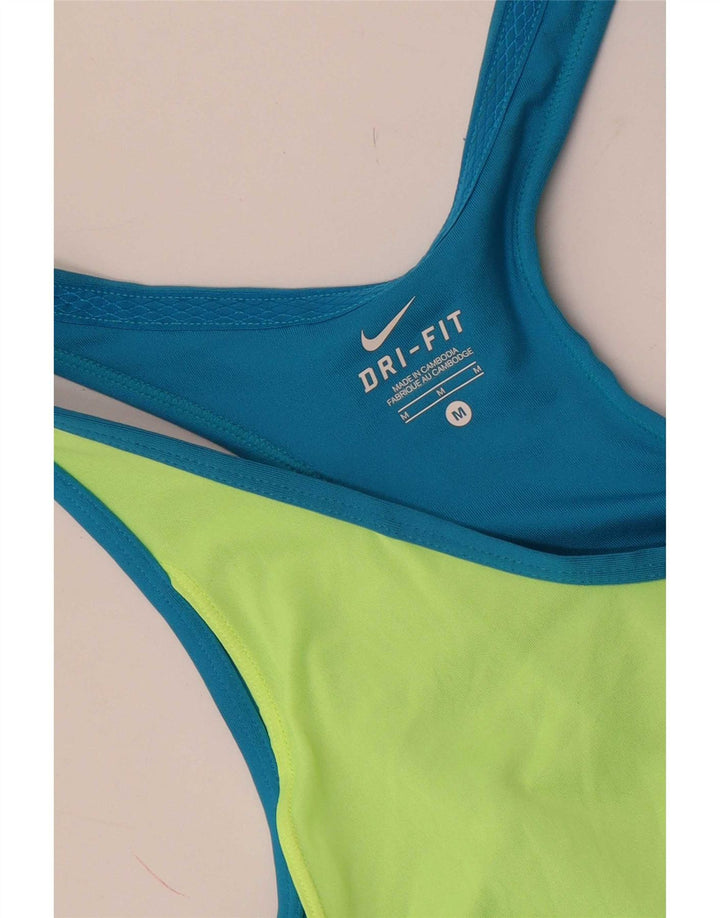Damska kamizelka Nike Dri Fit Top UK 12 Średni Niebieski