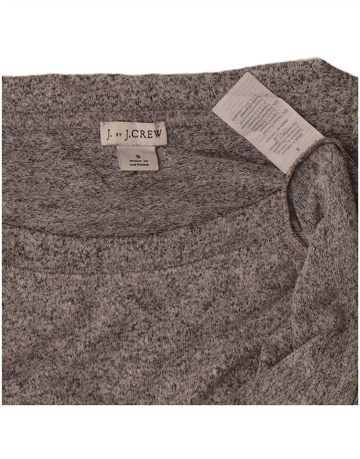Damski sweter J. Crew Oversize z dekoltem w łódkę UK 10 Small Grey Flecked