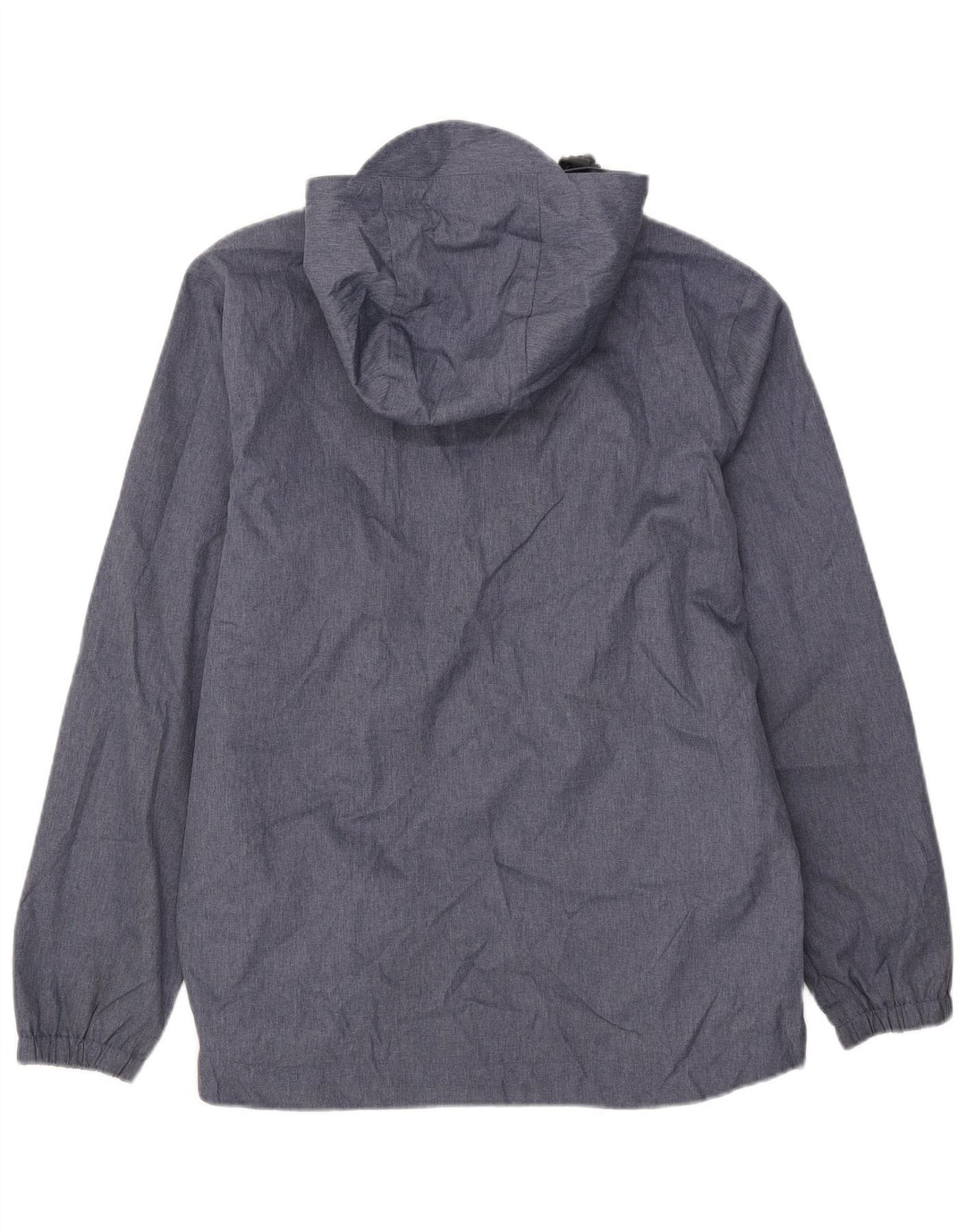 Męska kurtka przeciwdeszczowa z kapturem Lyle & Scott UK 38, średni niebieski poliester